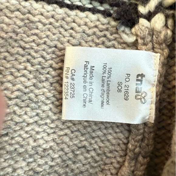 Aritzia TNA Cowichan Y2K wool sweater beige - Picture 7 of 11